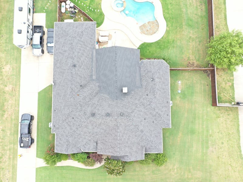 Sky View of Roofing